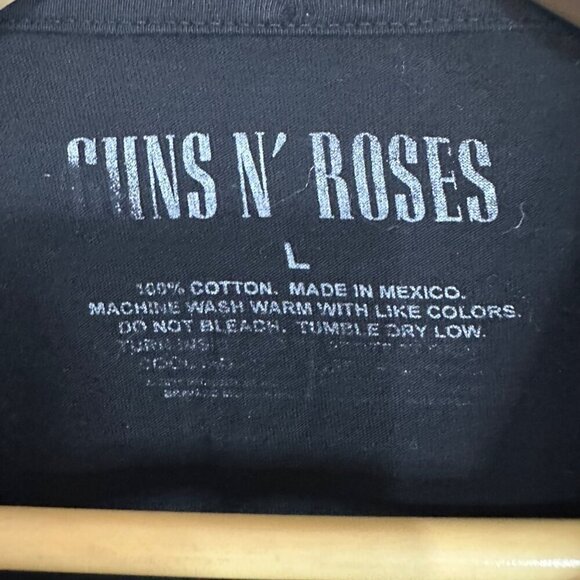 Guns N Roses Band Tee Black‎ 100% Cotton Music Rock n Roll Size Large - Picture 5 of 5